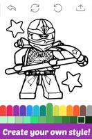 Coloring Apps for Ninjago Fans Ekran Görüntüsü 2