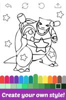 Coloring Apps for PokeMonster Fans تصوير الشاشة 1