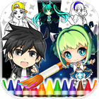 Coloring Book Anime & Manga icon