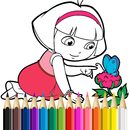 Dora coloring book Game for kids APK