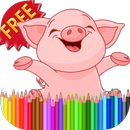 Coloring Book Piggy Pig-APK