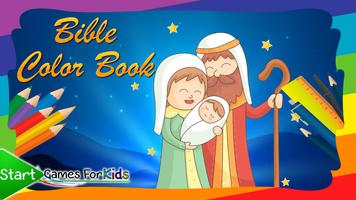Livre à Colorier Enfants Bible Affiche