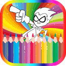 How to color Titans Go ( coloring pages game ) APK