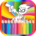 How to color Titans Go ( coloring pages game ) ícone