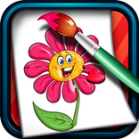 Coloring Game for Kids Flowers