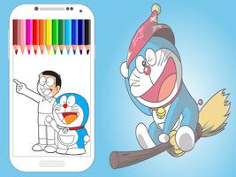 doraemon coloring capture d'écran 1