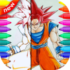 Coloriage DBS -( dragon ball supers )- biểu tượng