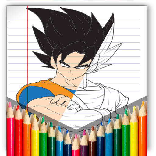 colorear dragon ball super - DBS