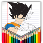 coloring dragon ball icon