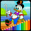 Coloring Duck-Tales Cartoon