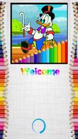 Coloring Duck-Tales Cartoon capture d'écran 1
