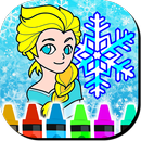 Coloring Frozen Ice World Book APK