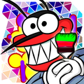 Coloring book for Crazy Oggy