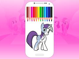 pony coloring pages - MLP Affiche