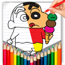 APK Coloring Shin Chan Pages