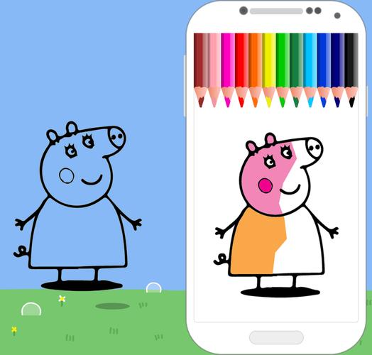coloring peppa pig game for Android - APK Download
