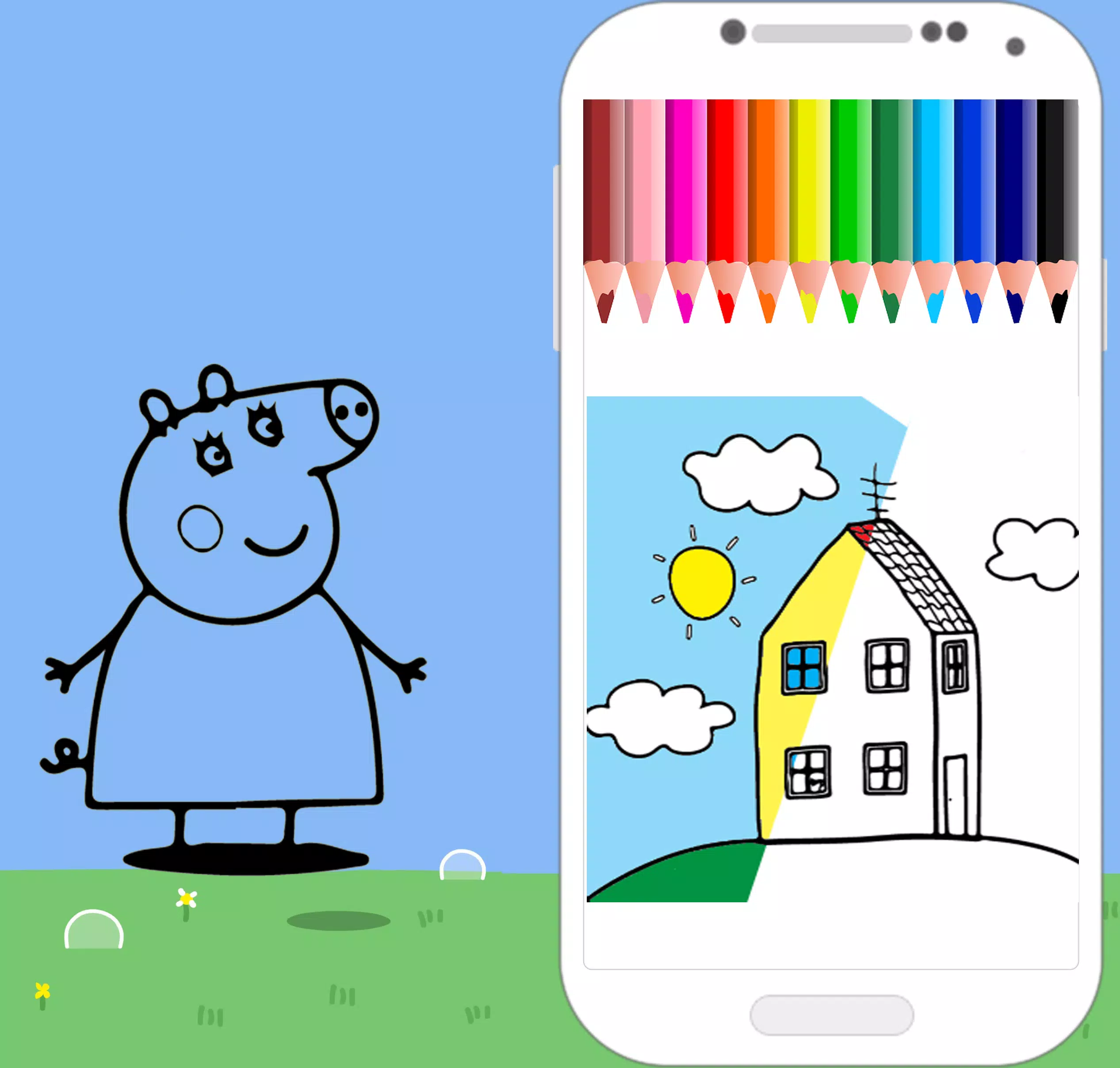 colorear el juego Peppa Pig for Android - APK Download