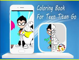 Coloring Book For Teen-Titan😍 Ekran Görüntüsü 1