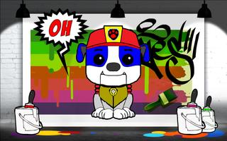 Coloring Book Paw Puppy Patrol スクリーンショット 1