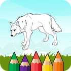 Coloring book for kids icône