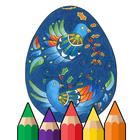 Eggs Coloring book icon