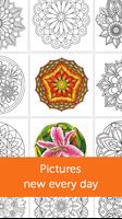 Flower Mandala coloring book اسکرین شاٹ 1