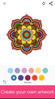 Flower Mandala coloring book скриншот 3