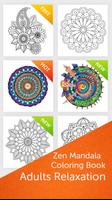 Zen Mandala Coloring Book پوسٹر