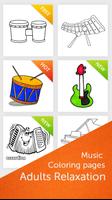 Music Coloring pages Affiche