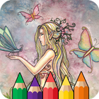 Mermaids: Coloring Book for Adults icon