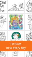 Mermaids: Coloring Book for Adults تصوير الشاشة 1