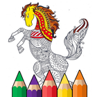 Animals : Adult Coloring Book icono