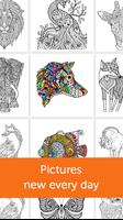 Animals : Adult Coloring Book syot layar 1