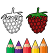 ”Fruits Coloring Book & Drawing Book