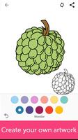 Fruits Coloring Book captura de pantalla 3