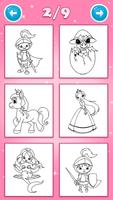 برنامه‌نما Princess Coloring - Magic Girl Coloring عکس از صفحه