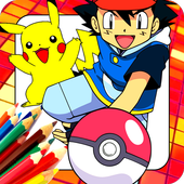Coloring Book Pokemo Fans icon