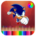 Coloring book for Sonic