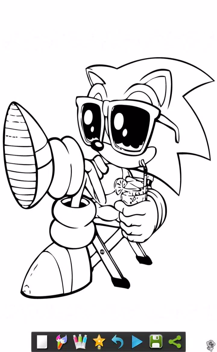 Download do APK de Livro para colorir Sonic para Android