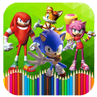Coloring Sonic icône