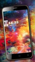 Colors theme rainbow nebula 海報