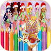 How to Color Winx Club- Coloring Book