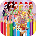 How to Color Winx Club- Coloring Book icône