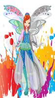 How to Color Winx Club- Coloring Book Affiche