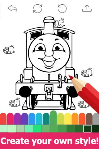 Download Draw Colouring Pages Thomas Train Friends By Fans For Android Apk Download