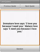 Love Quotes Ekran Görüntüsü 1