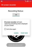M Screen Recorder [NO ROOT] Affiche