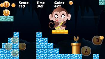 Funky Monkey Course de singe banana syot layar 1