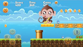 Funky Monkey Course de singe banana Screenshot 3