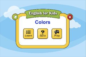 Learn English Colors Cartaz